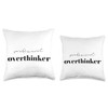 Professional Overthinker Unique Statement Piece Throw Pillow
