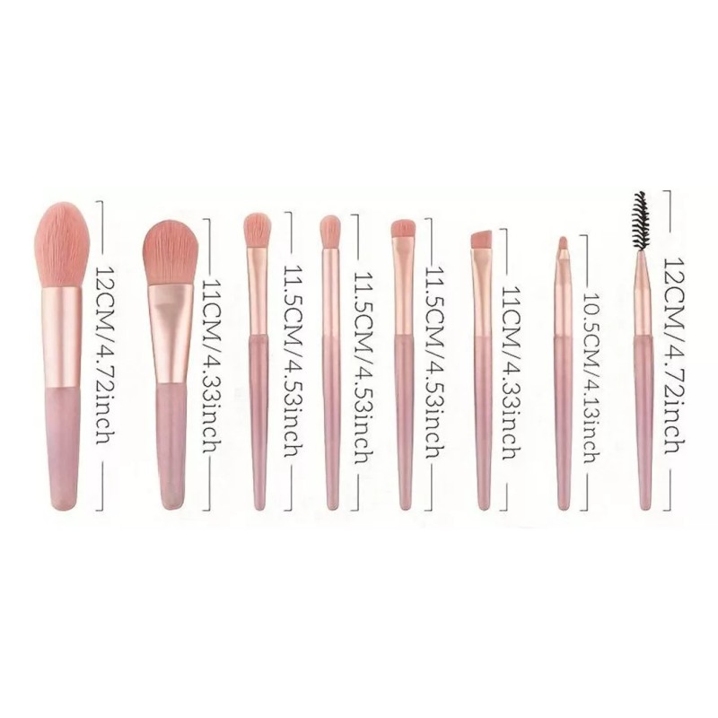 EGTMA Kit De 8 Brochas De Maquillaje Profesionales Para Cosméticos