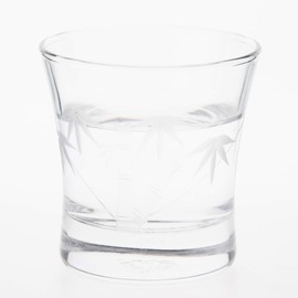 Chilled Sake Glass Bamboo Kiriko 110ml