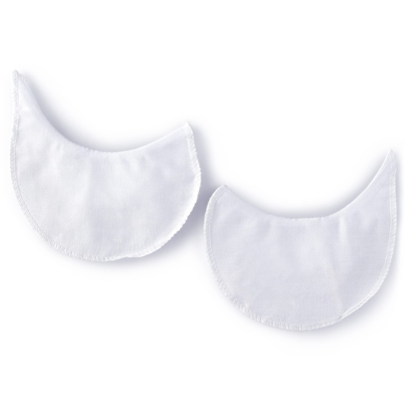 Prym Dress Shields, Cotton, White, 3.7 x 11 x 0.16