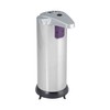 axentia Sensor Soap Dispenser, Plastic, Stainless Steel, Chrome-Plated, Silver, Approx.