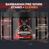 BIOTECKPHARMA | Pre entreno Barbarian de 350 gr rinde 35