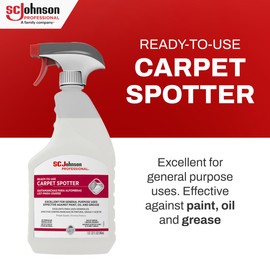 SC Johnson Professional Ready-To-Use Carpet Spotter, Carpet Stain Remover, 32 fl. oz., 6 Count, for Professional Use Only