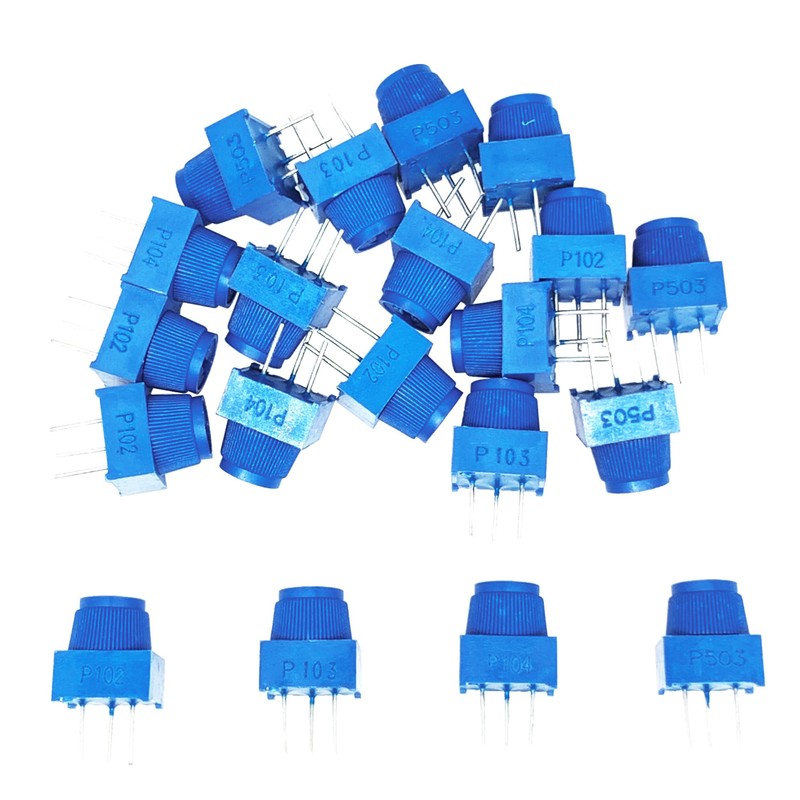 PENGLIN 20pcs Trimmer Potentiometer Kit 1K 10K 50K 100K Ohm