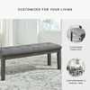 Signature Design by Ashley Hallanden Rustic Tufted Upholstered Dining Room