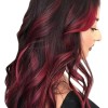 generic Peluca De 70 Cm, Sexy, Rojo Degradado, Pelo Largo