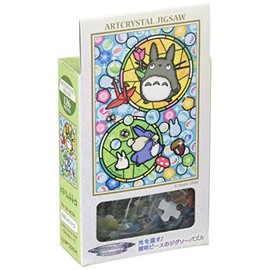 Ensky 126-AC64 126-Piece My Neighbor Totoro Jigsaw Puzzle, Marbles Totoro, Art Crystal Jigsaw Puzzle, 3.9 x 5.8 inches (10 x 14.7 cm)