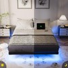 OLEVS Floating Bed Frame Full Size with Smart LED Lights