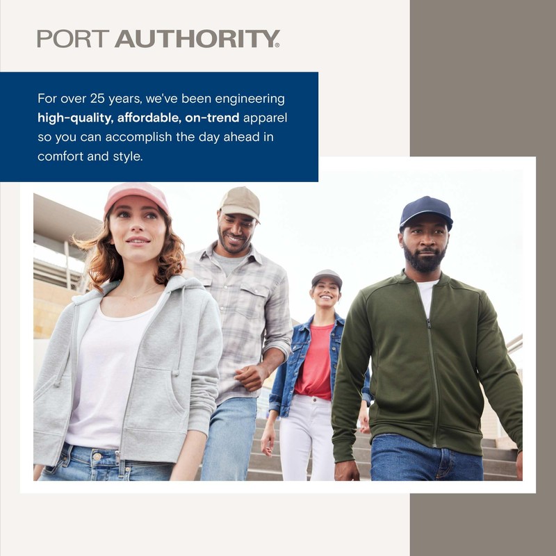 Port Authority Poly Visor White