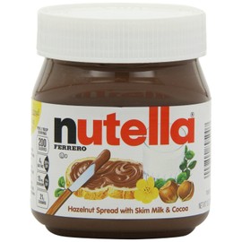 Nutella Hazelnut Spread, 13 Ounce Plastic Jar (Pack of 2)