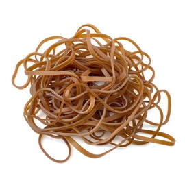 Qancekoo 50 PCS Large Rubber Bands Big Heavy Duty Elastic Bands, Natural Rubber Strong Thick Elastic Band for Home Office Supplies, Garbage Cans (6.3 x 0.15 inch)