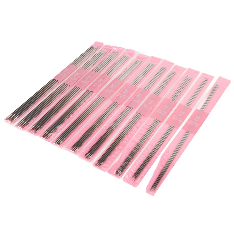 11 Sizes 44pcs Double Pointed Knitting Needles Set 13.8in Length