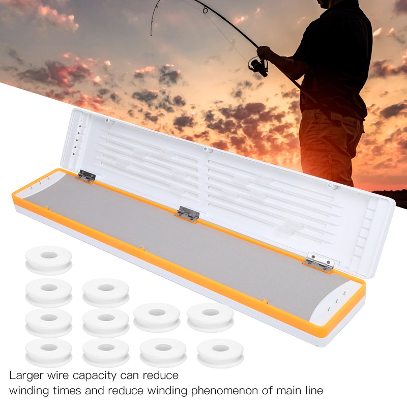 3‑Layer Multifunction Plastic Float Fishing Line Spool Storage Box Fishing