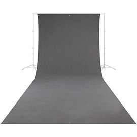 Westcott Wrinkle-Resistant 9' x 20' (2.75 x 6.1m) Backdrop for Photoshoots, Group Portraits, & Photo Booths - Portable and Travel Friendly (Neutral Gray)