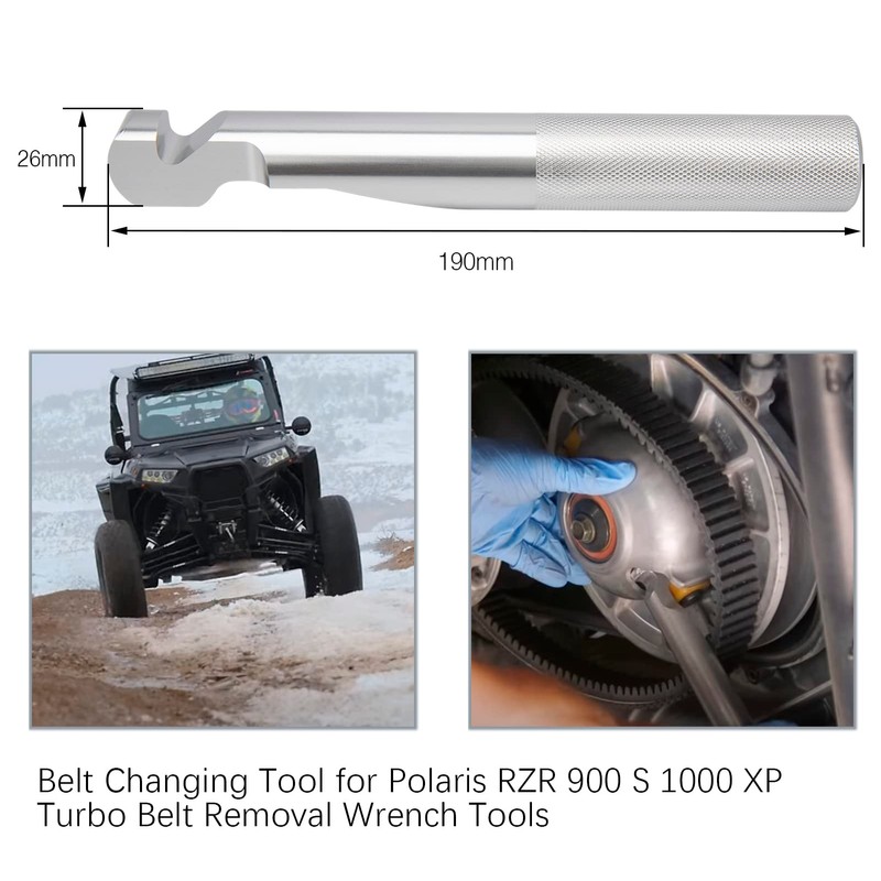 Belt Changing Removal Tool Clutch Cover Compatible with Polaris RZR
