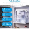 LEVOIT 10 Cup Water Filter Pitcher BPA Free 5-Layer Filtration