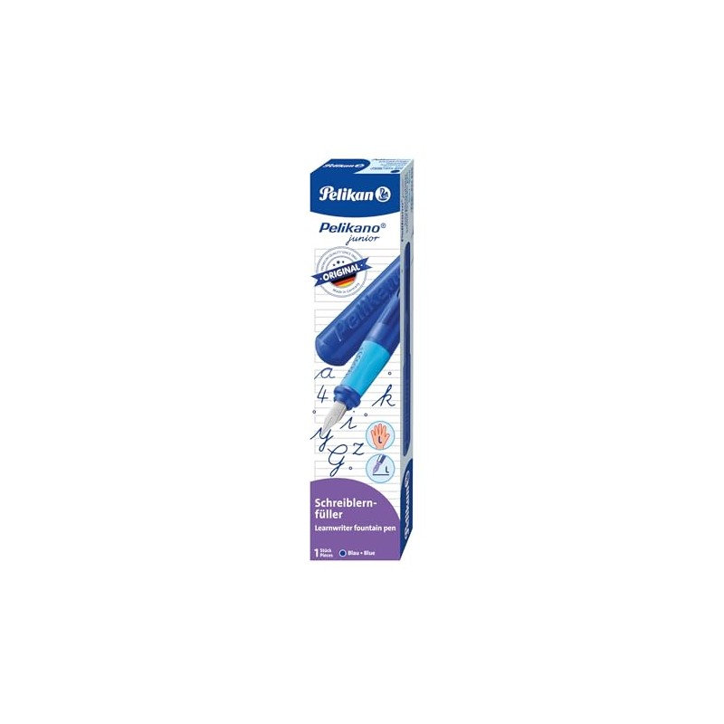 Pelikan Pelikano Junior 824859 Learner's Fountain Pen for Left-Handed Users,