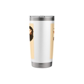 Proud Black African American Woman Minimalist Design Stainless Steel Insulated Tumbler