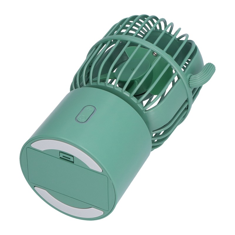 Mini Fan Cactus Shape Shaking Head Low Noise USB Charging