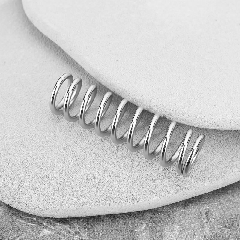 YINETTECH Ball Clamp Handle Spring 60x17x2.2mm Compatible with Bradley Hitch