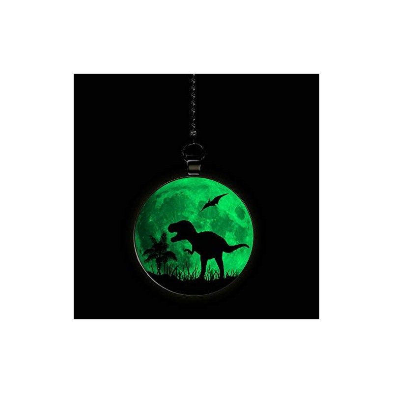 Gotham Decor T-Rex Tropical Moon Dinosaur Glow in The Dark