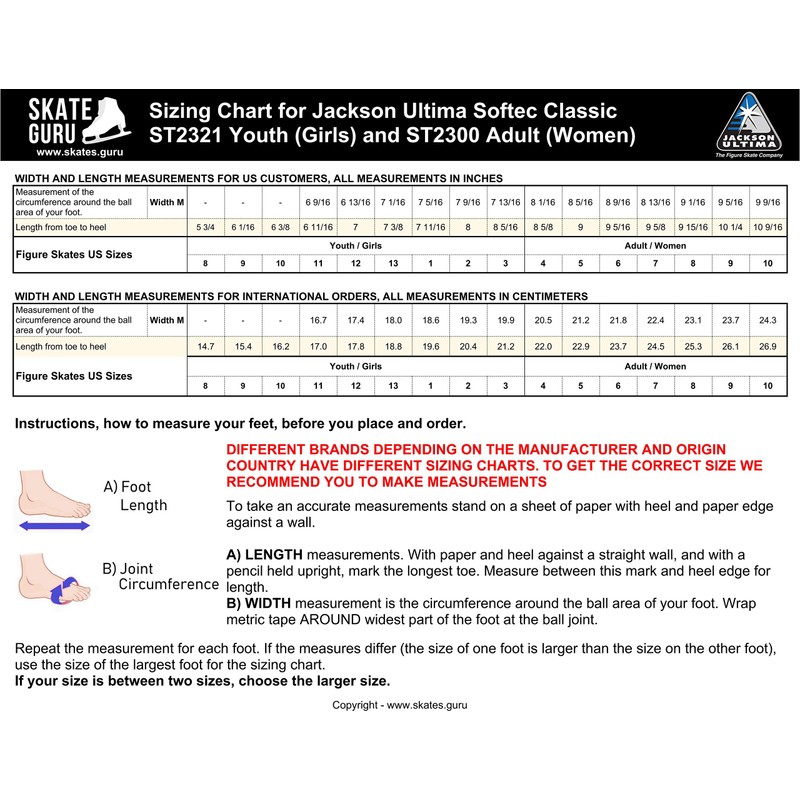 Jackson Ultima ST2321 Girls Ice Skates Pink Size: Youth Medium