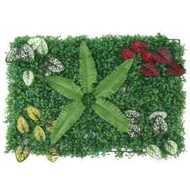 Artificial Plants Grass Wall Panel Grass Backdrop Greenery Wall for Indoor Outdoor Wall Decor Type 1