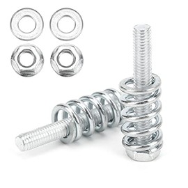 Car Exhaust Manifold Bolts, 8PCS Exhaust Repair Set Including Bolt Nut Spring Gasket Steel Automobile Accessories Professional Exhaust Flange Bolts Car Accessories for Most Cars