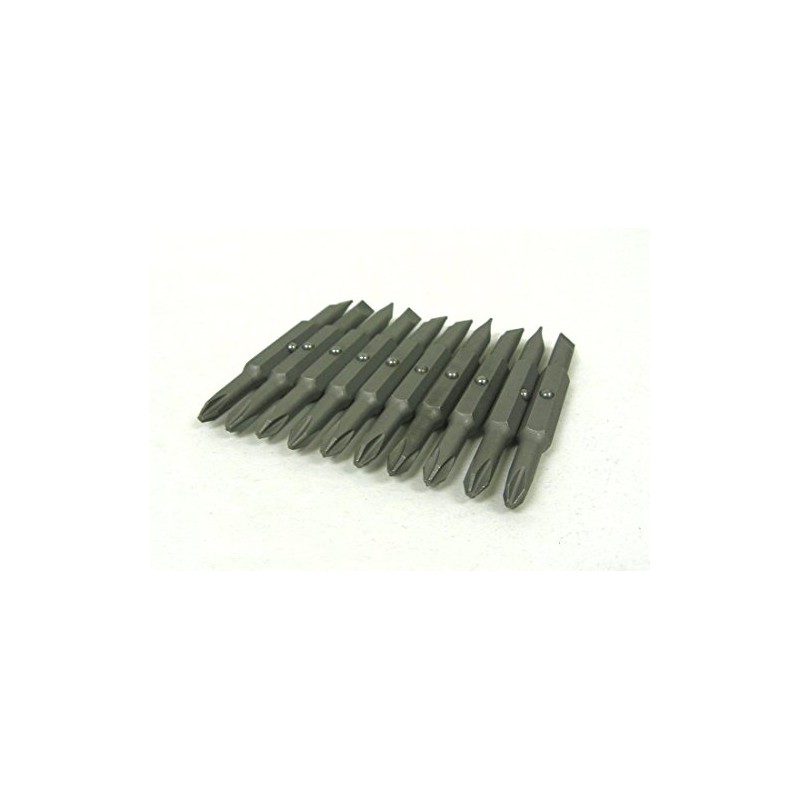 Set of 10 Piece 3" Double-Ended Screwdriver Power Bit Set,