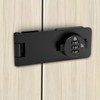 I-EASYDWW Keyless Cabinet Combination Lock, 3-Digit Password Twist Knob Hasp