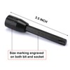 CASOMAN 8 Piece 3/8” Drive Extra Long Torx Star Bit