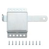 WellMade Inside Deadlock, Heavy Duty Garage Doors Side Lock, Galvanized