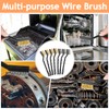 Jeffbaubl 24 Pieces Small Wire Brush, 6.7 Inch Scratch Brushes,