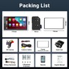 Leadfan Double Din Car Stereo with Dash Cam&Camera, Apple Carplay&Android