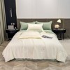PAJEO Full Comforter Set,3 Pieces Silk Like Bedding for All