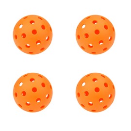 4 Pack Outdoor Pickleball Balls,40 Holes,USAPA Approved Outdoor Pickleball Balls,High Bounce & Balanced for Tournament Play & Practice