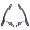 SUL Black Cast Iron Hot Bed Handles with Screw for