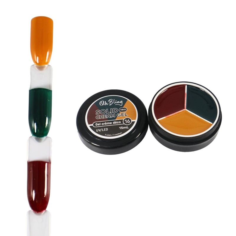 Oh Bling Solid Gel Cream Trio 15mL #16