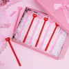 jiebor 30Pcs Heart Shaped Pen Valentines Day Pen Gel Pen