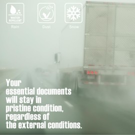 Vitonsbay Trailer Document Holder,Truck and Trailer Registration & Insurance Card Aluminum Tube Holder with Rubber Cap(4Pack)