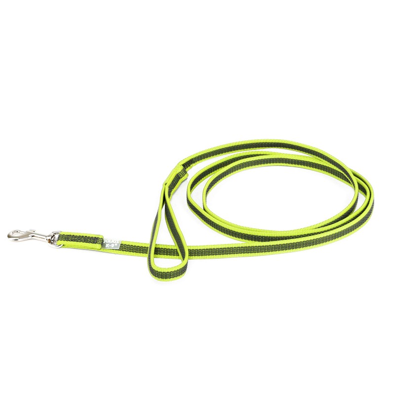 Julius-K9 Colour and Grey Rubber Lead, with tube