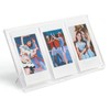 Small Polaroids Picture Frame for Photos, 3 Inch Transparent 3