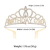 BIRTHDAY GIRL Crystal Rhinestones Tiara for Princess Queen Coronation Happy