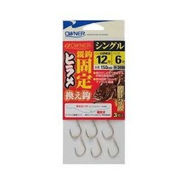 OWNER(オーナー) ヒラメ換え鈎固定シングル 12-6 33496