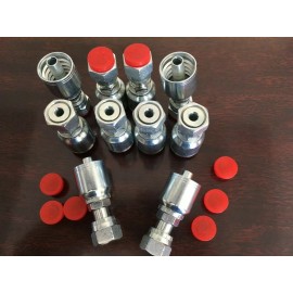 Gator 10 PK Female Flat Face Seal 1/4" Hose 3/8 Female  Hydraulic Hose Fitting 2W