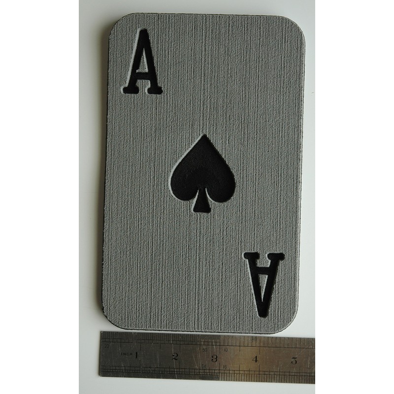 Toejamr Snowboard Stomp Pad - ACE of Spades - Gray