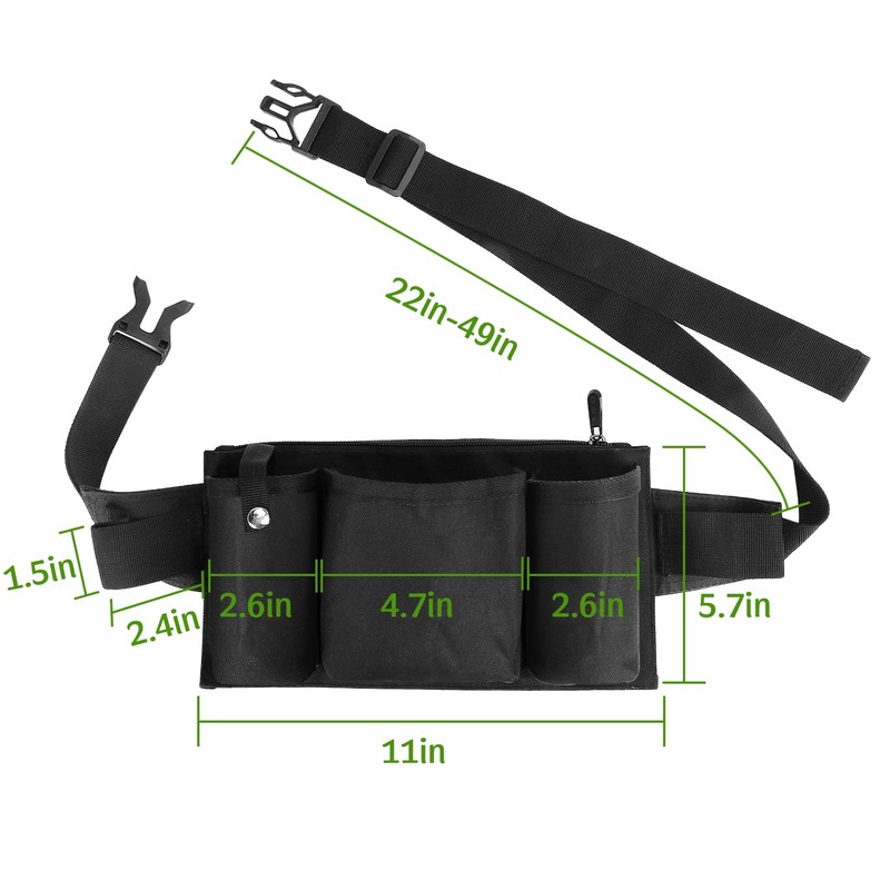 Tool Pouch, Waist Tools Bag Belt, Bottle Holster, Heavy Duty