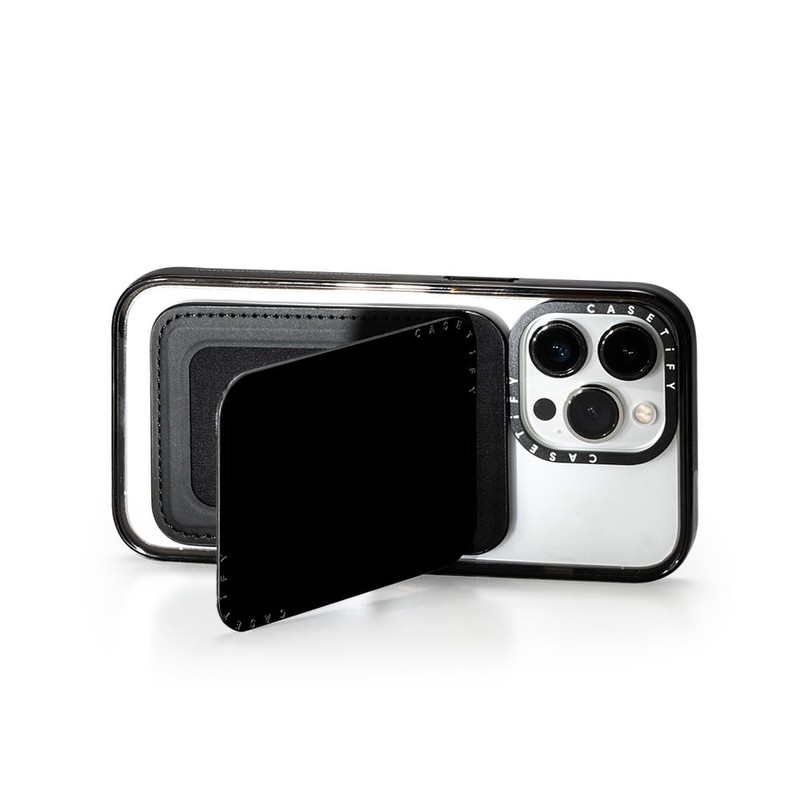 CASETiFY Snappy Card Holder Stand Compatible with Magsafe - Black