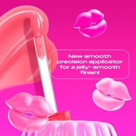 NYX PROFESSIONAL MAKEUP Jelly Job Lip Gloss, Lip Tint Gloss with Full-Bodied, Smoothing, and Hyper-Glossy Shine - Jelly Blushin' (Pale Pink)