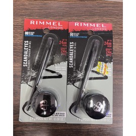 Rimmel 2X RIMMEL WATERPROOF SCANDALEYES GEL Eyeliner - 001 Black Noir - 2 LOT